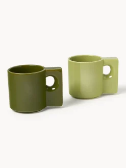 Clearance Tazas de porcelana Keira, 2 uds. Tazas Y Mugs|Vajillas Completas