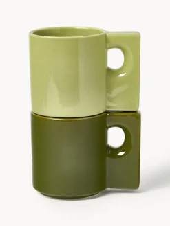 Clearance Tazas de porcelana Keira, 2 uds. Tazas Y Mugs|Vajillas Completas