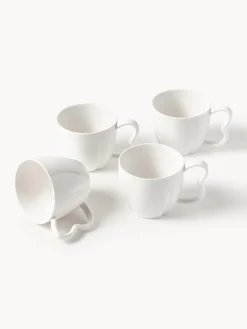 Tazas Y Mugs|Vajillas Completas></noscript>Westwing Collection Tazas de porcelana Nera, 4 uds.