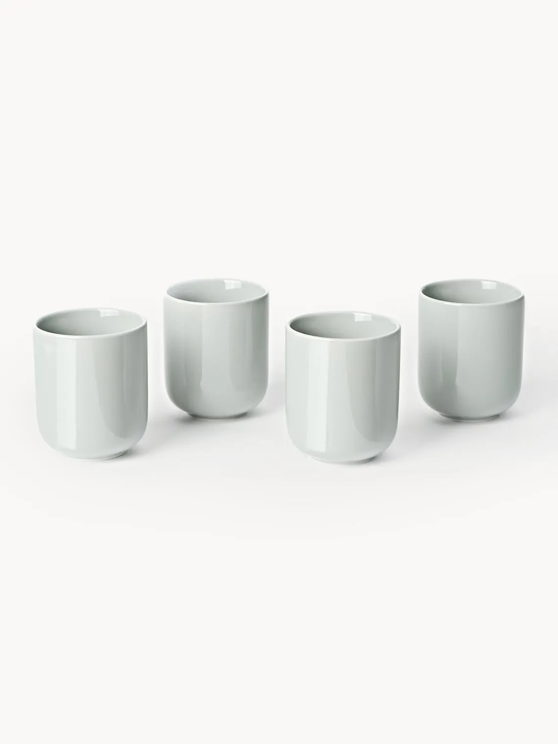 New Tazas de porcelana Nessa, 4 uds. Tazas Y Mugs|Vajillas Completas