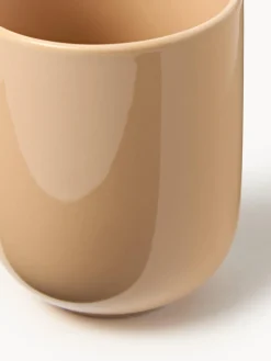 Tazas Y Mugs|Vajillas Completas></noscript>Westwing Collection Tazas de porcelana Nessa, 4 uds. Melocotón brillante