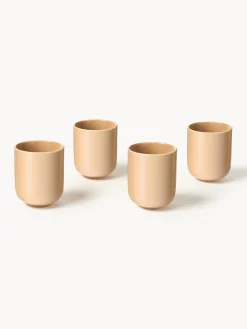 Tazas Y Mugs|Vajillas Completas></noscript>Westwing Collection Tazas de porcelana Nessa, 4 uds. Melocotón brillante