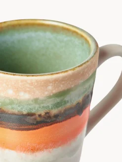 Best Tazas espresso artesanales con esmalte reactivo 70's, 4 uds. Tazas Y Mugs|Vajillas Completas