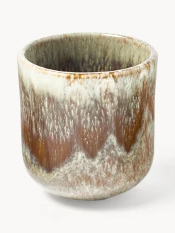 New Tazas espresso artesanales con esmalte reactivo Danza, 4 uds. Tazas De Espresso|Vajillas Completas