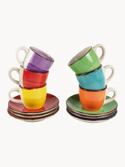 Discount Tazas espresso con platito Baita, 6 uds. Tazas De Espresso|Vajillas Completas