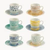 Online Tazas espresso con platitos, 6 uds. Tazas De Espresso|Vajillas Completas