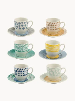 Online Tazas espresso con platitos, 6 uds. Tazas De Espresso|Vajillas Completas