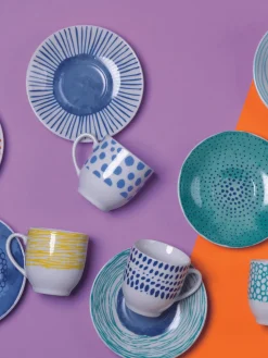 Online Tazas espresso con platitos, 6 uds. Tazas De Espresso|Vajillas Completas