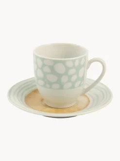 Online Tazas espresso con platitos, 6 uds. Tazas De Espresso|Vajillas Completas