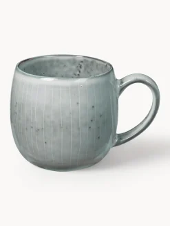 Tazas Y Mugs|Vajillas Completas>Broste Copenhagen Tazas grandes artesanales , 2 uds. Nordic Sea