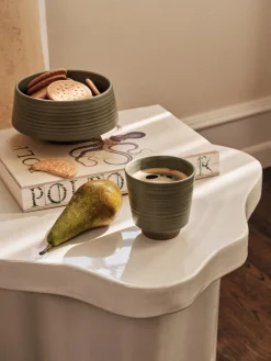 Tazas Y Mugs|Vajillas Completas>Broste Copenhagen Tazas Miko, 2 uds. Gris azulado, marrón