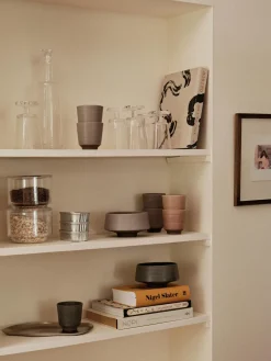 Tazas Y Mugs|Vajillas Completas></noscript>Broste Copenhagen Tazas Miko, 2 uds. Gris azulado, marrón