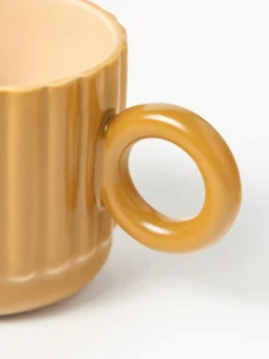 Tazas Y Mugs|Vajillas Completas>Westwing Collection Tazas Napari, 4 uds. Ocre, mostaza