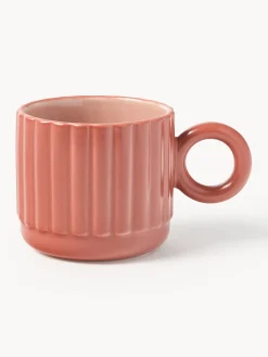 Tazas Y Mugs|Vajillas Completas>Westwing Collection Tazas Napari, 4 uds. Rojo, coral