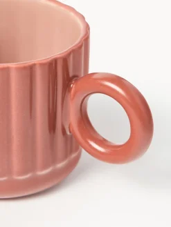 Tazas Y Mugs|Vajillas Completas>Westwing Collection Tazas Napari, 4 uds. Rojo, coral