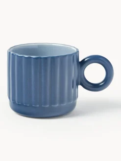 Tazas Y Mugs|Vajillas Completas>Westwing Collection Tazas Napari, 4 uds. Azul oscuro, azul claro
