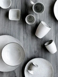 Tazas Y Mugs|Vajillas Completas>Broste Copenhagen Tazas originales artesanales , 6 uds. Nordic Sand