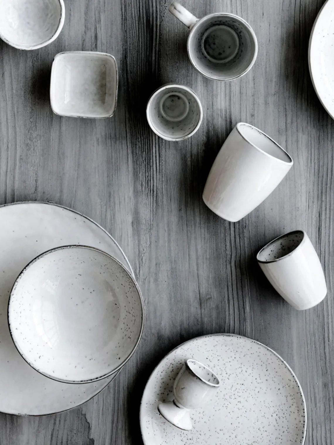 Tazas Y Mugs|Vajillas Completas>Broste Copenhagen Tazas originales artesanales , 6 uds. Nordic Sand