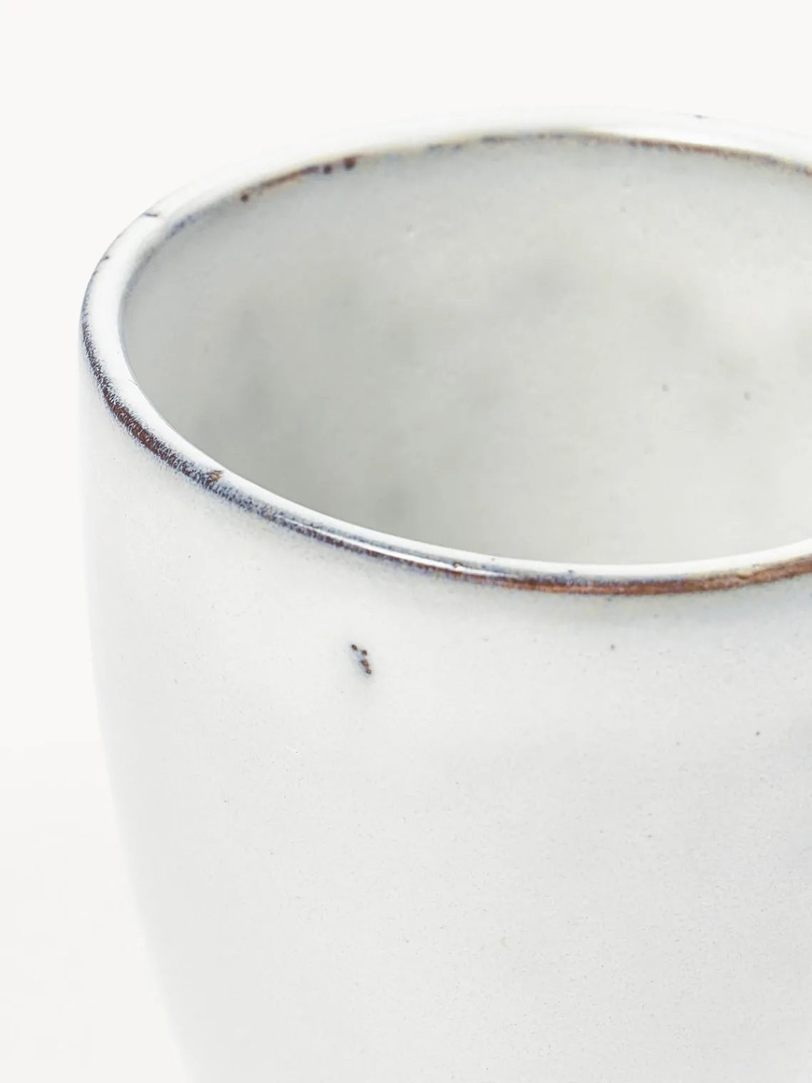 Tazas Y Mugs|Vajillas Completas>Broste Copenhagen Tazas originales artesanales , 6 uds. Nordic Sand