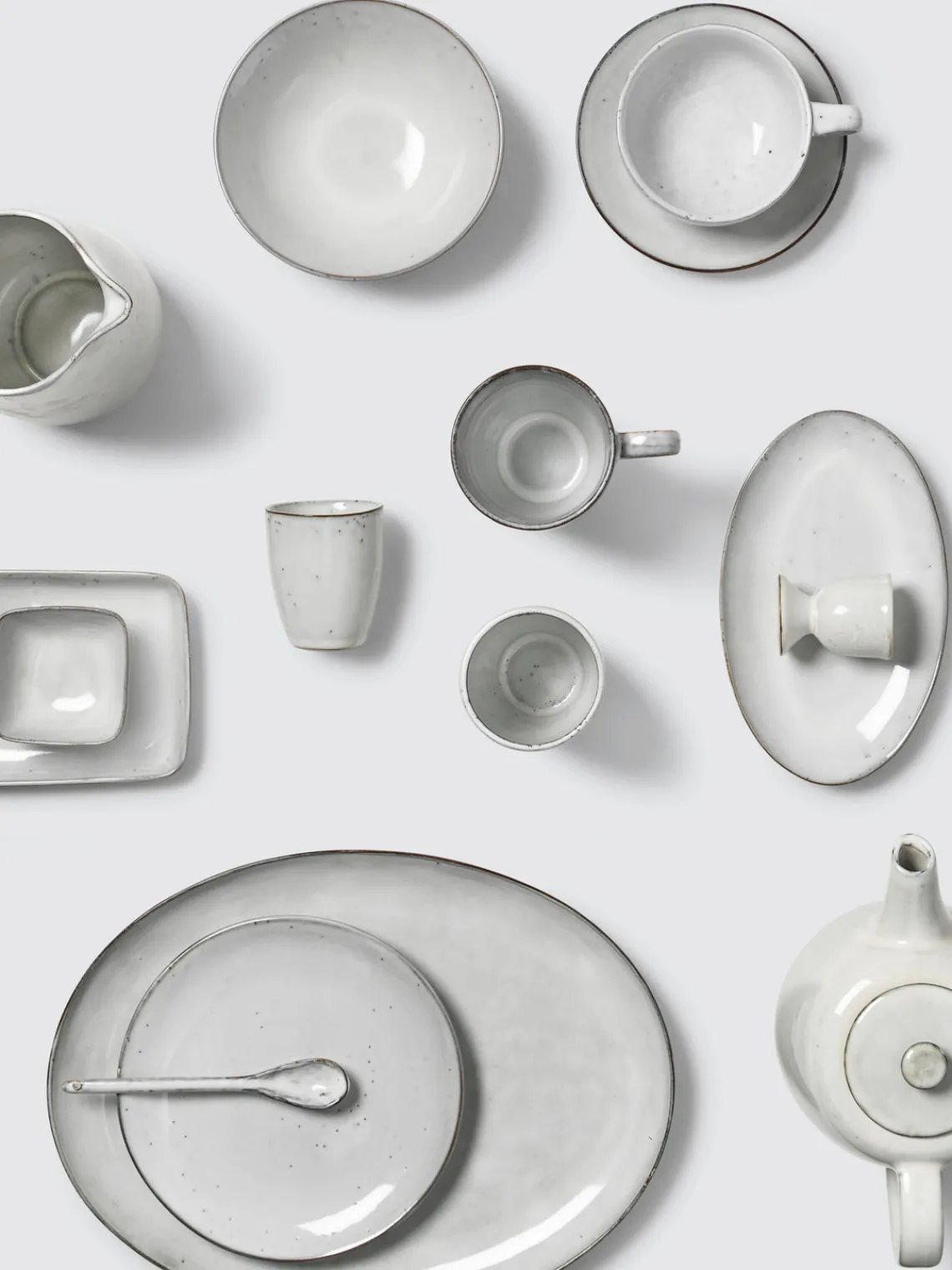 Tazas Y Mugs|Vajillas Completas>Broste Copenhagen Tazas originales artesanales , 6 uds. Nordic Sand