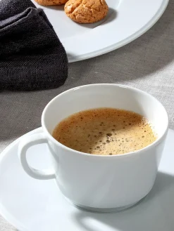 Tazas pequeñas con platitos de porcelana artesanales Vitruv, 2 uds. Tazas Y Mugs|Vajillas Completas