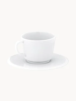 Tazas pequeñas con platitos de porcelana artesanales Vitruv, 2 uds. Tazas Y Mugs|Vajillas Completas