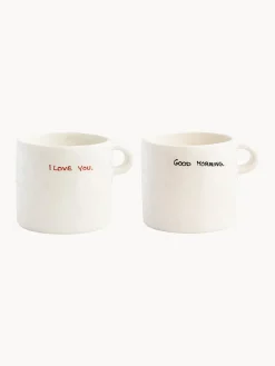 Sale Tazas pintadas a mano Perfect Morning, 2 uds. Tazas Y Mugs|Vajillas Completas