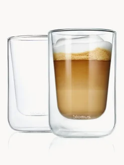 Tazas Y Mugs|Vajillas Completas>blomus Tazas termo de vidrio de doble pared Nero, 2 uds.