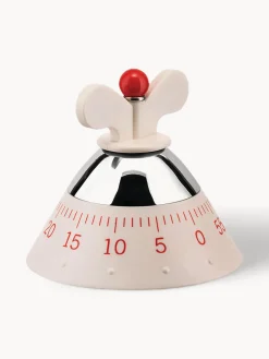 Artículos De Cocina|Utensilios De Cocina>ALESSI Temporizador Happy Blanco, plateado, rojo