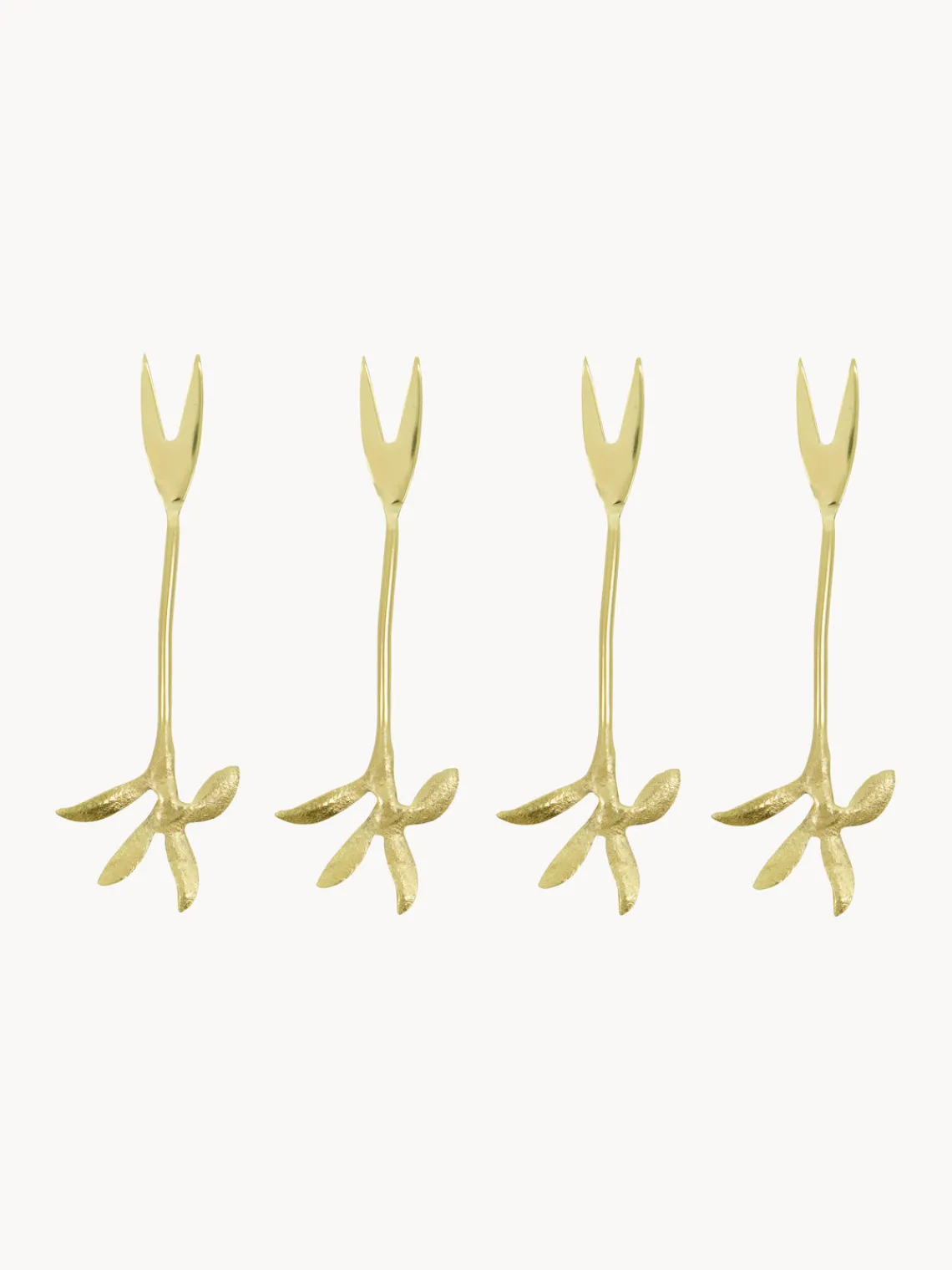 Online Tenedores para tarta pulidos Serve, 4 uds. Cubiertos Individuales|Juego De Cubiertos