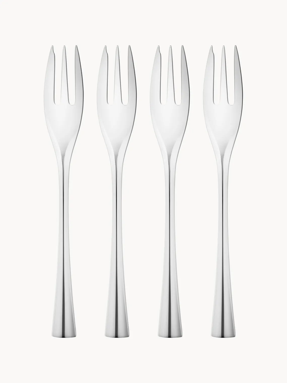 Cubiertos Individuales|Juego De Cubiertos>GEORG JENSEN Tenedores para tartas pulidos espejo Cobra, 4 uds.