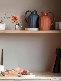 Jarras De Agua|Vajillas Completas>GEORG JENSEN Termo Bernadotte, 1 L Terracota