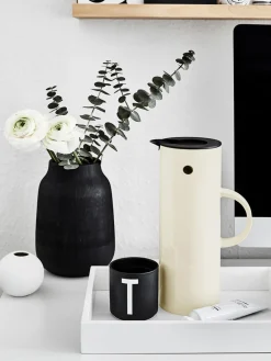 Termos|Vajillas Completas>stelton Termo EM77, 1 L Blanco crema brillante