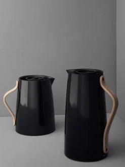 Termos|Vajillas Completas>stelton Termo Emma, 1.2 L Negro brillante