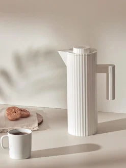 Termos|Vajillas Completas>ALESSI Termo Plissé, 1 L Blanco Off White