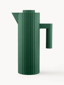 Termos|Vajillas Completas>ALESSI Termo Plissé, 1 L Verde oscuro