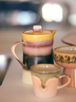 Sale Tetera artesanal de gres 70's, 1 L Teteras|Vajillas Completas