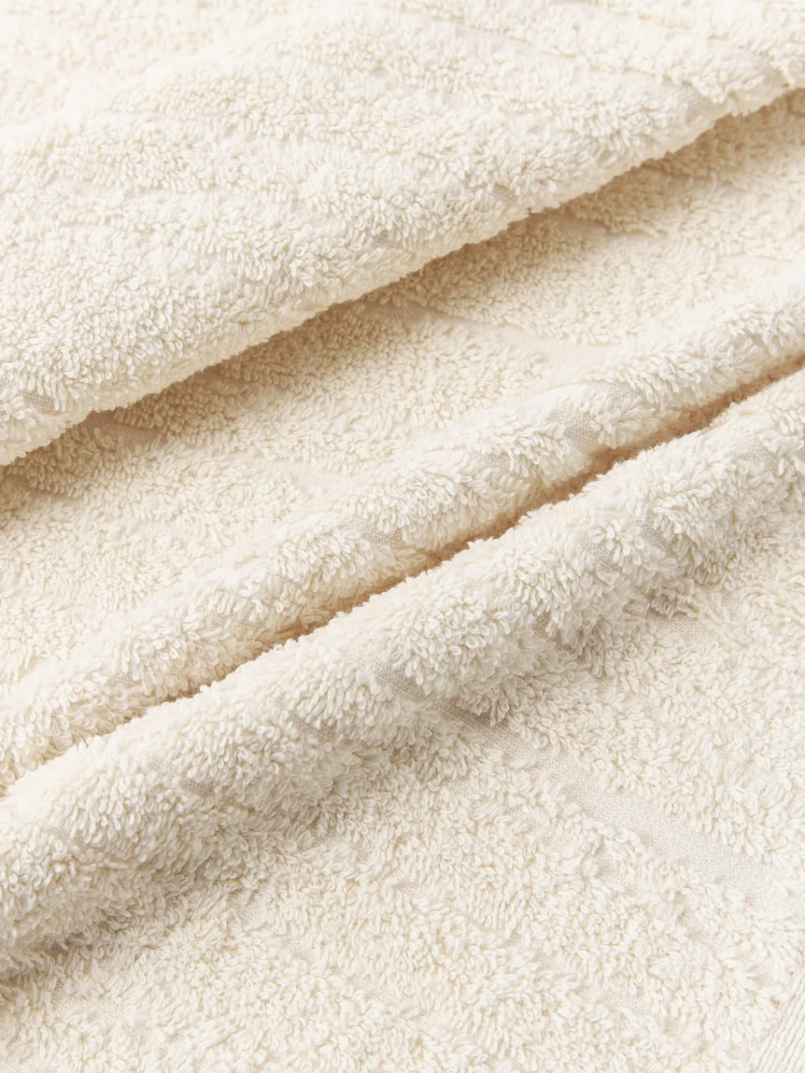 Toallas|Mantas>Westwing Collection Toalla de algodón Audrina, tamaños diferentes Beige claro