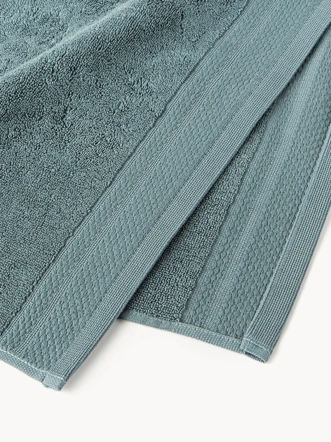 Toallas|Mantas>Westwing Collection Toalla de algodón ecológico Premium, tamaños diferentes Azul petróleo