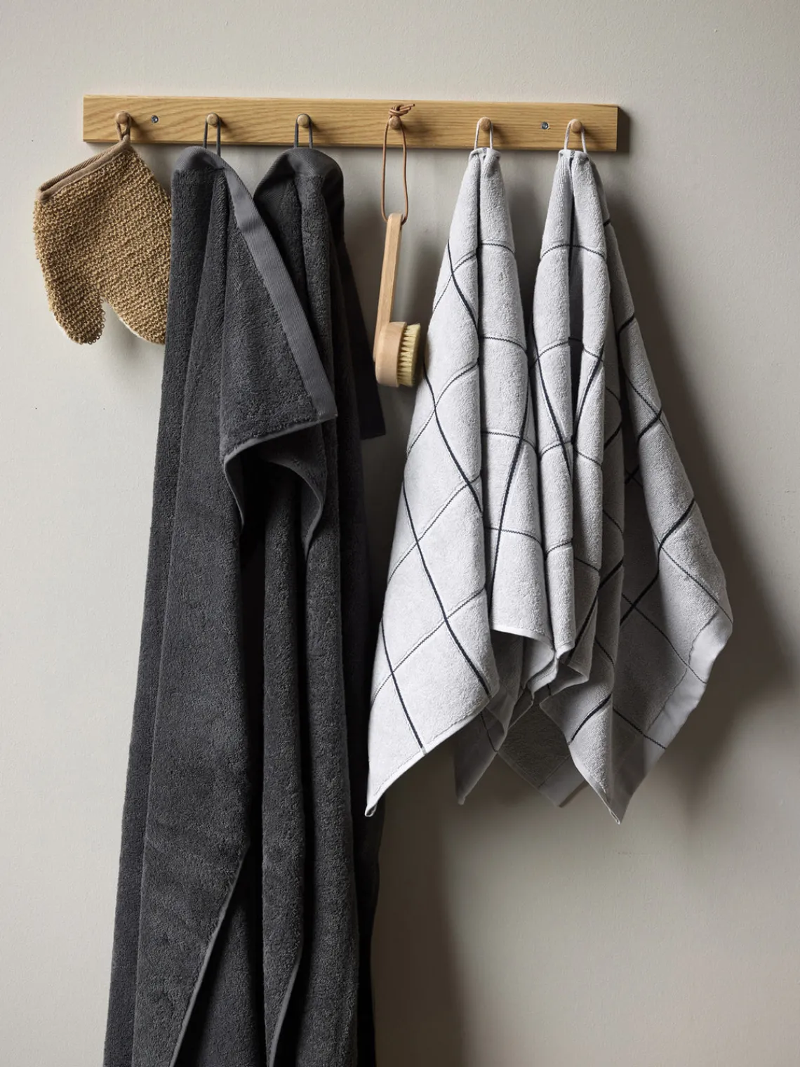 Toallas|Mantas>Södahl Toalla de mano Vista Blanco, taupe