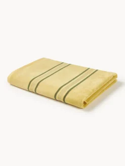Toallas De Playa|Accesorios De Playa></noscript>Westwing Collection Toalla de playa a rayas Torres Amarillo claro, verde