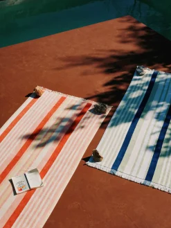 Toallas De Playa|Mantas>Westwing Collection Toalla de playa de rayas con extremos de flecos Miri