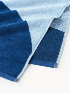 Clearance Toalla de playa de terciopelo con estampado ondulado Pia Toallas De Playa|Mantas