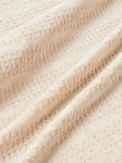 Toallas|Mantas></noscript>Westwing Collection Toalla de terciopelo con flecos Tallulah, tamaños diferentes Beige, tonos blancos y beige