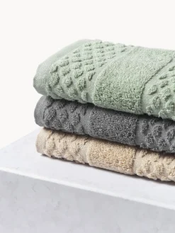 Toallas|Mantas></noscript>Westwing Collection Toalla Katharina, tamaños diferentes Beige