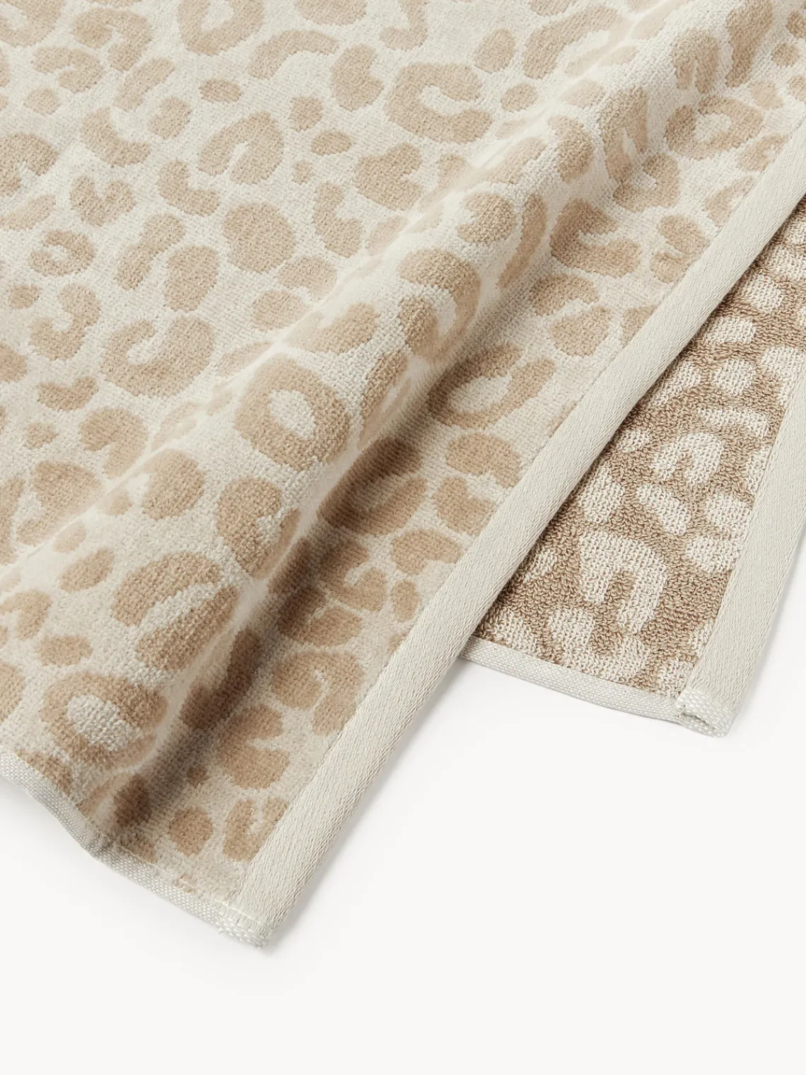 Toallas|Mantas>Westwing Collection Toalla Leo, tamaños diferentes Blanco crema, beige