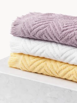 Toalla texturizada Jacqui, tamaños diferentes Toallas|Mantas