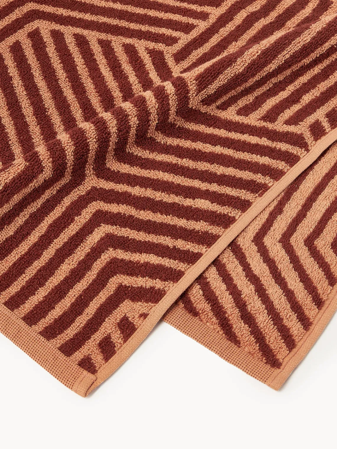 Toallas|Mantas>Westwing Collection Toallas lavabos Fatu, tamaños diferentes Tonos terracota