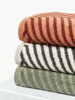 Toallas|Mantas></noscript>Westwing Collection Toallas lavabos Fatu, tamaños diferentes Blanco, gris antracita