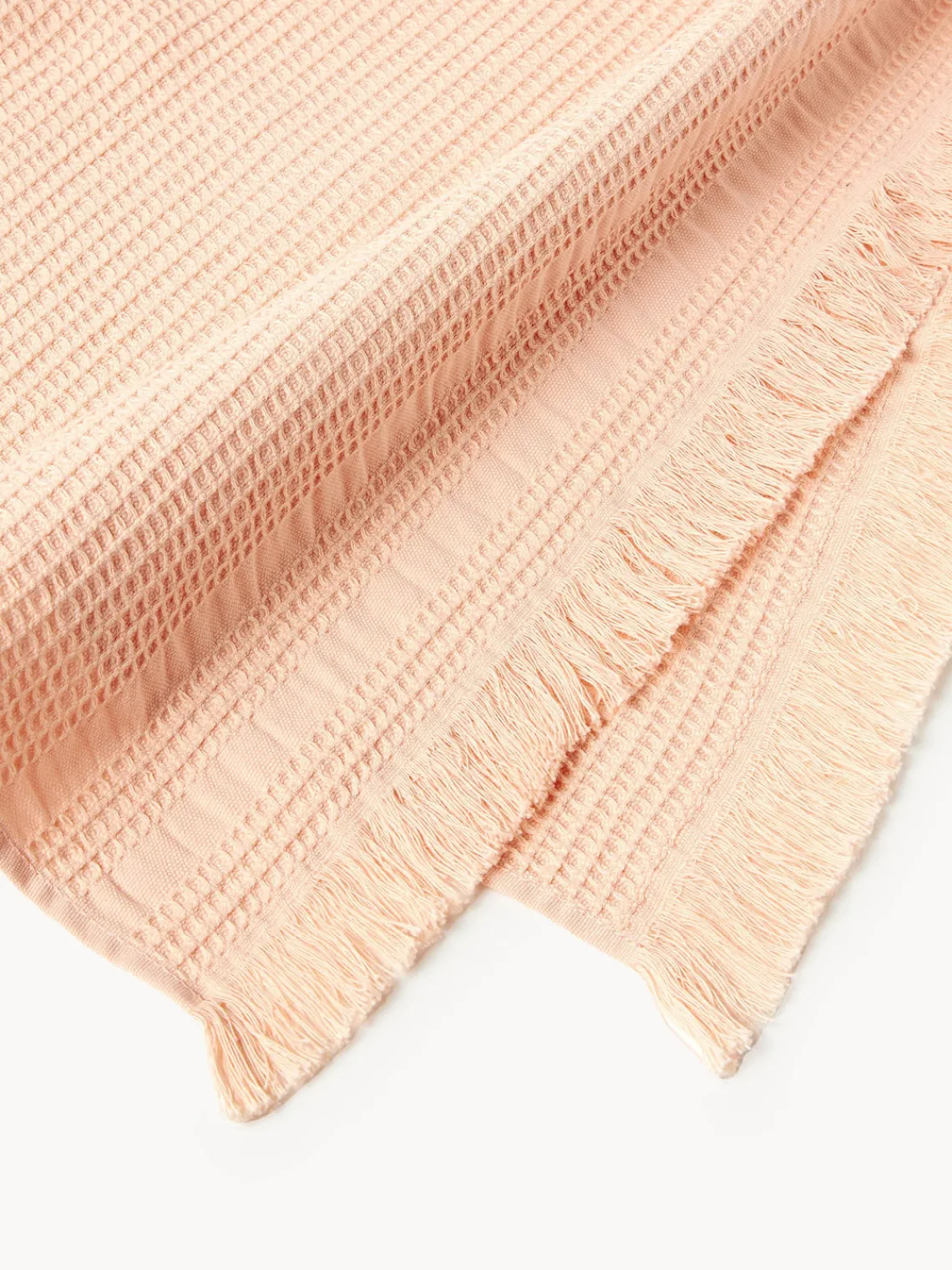 Toallas|Mantas>Westwing Collection Toallas tipo gofre Yara, tamaños diferentes Melocotón